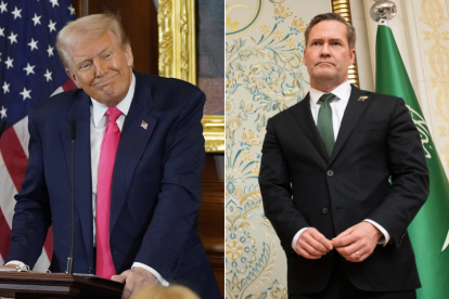 Donald Trump respaldó a su asesor Mike Waltz
