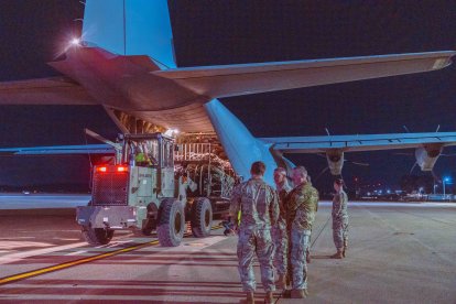 Soldiers arrive at the southern border in January