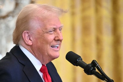 El presidente Trump en la Casa Blanca/ Mandel Ngan