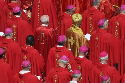 Pope Francis' funeral mass in St. Peter's Square in Vatican City.