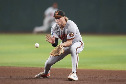 Jackson Holliday, de los Orioles de Baltimore