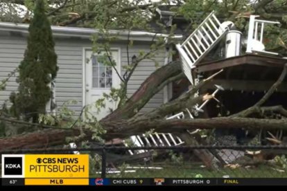Rastro de destrucción en el área de Pittsburgh
