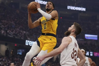 Tyrese Haliburto, la estrella y figura de los Pacers durante la serie contra los Cavs de Cleveland