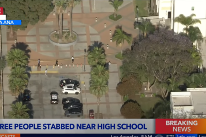Apuñalamiento en escuela de California
