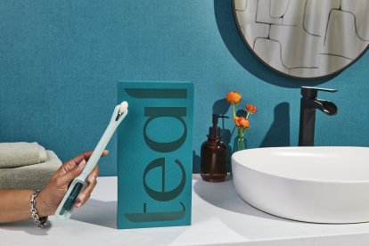 Dispositivo Teal Wand (Photo by Nicole Morrison Teal Health AFP)