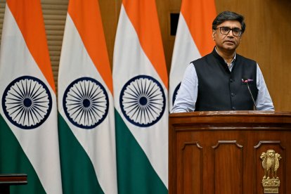 El secretario de Relaciones Exteriores de India, Vikram Misri