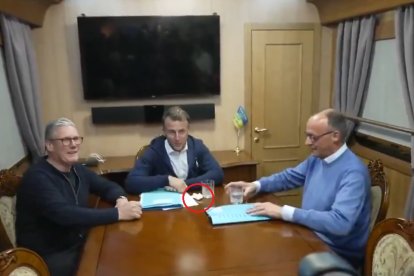 Reunión de Macron con otros líderes camino a Kiev