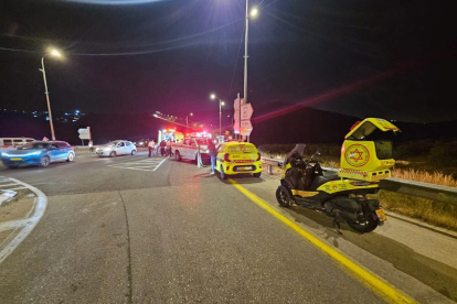 Escena de un tiroteo terrorista en Samaria el 14 de mayo de 2025
