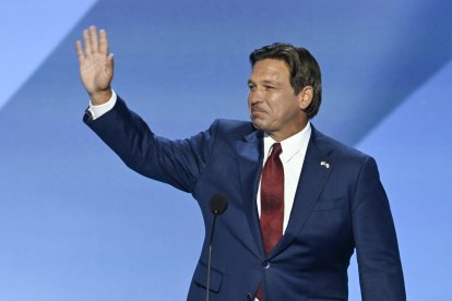 DeSantis en la RNC de 2024/ Andrew Caballero- Reynolds