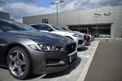 Vehículos Jaguar Land Rover en Inglaterra