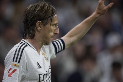Luka Modric, con el Real Madrid