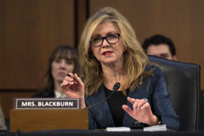 La senadora Blackburn en el Congreso/ Jim Watson