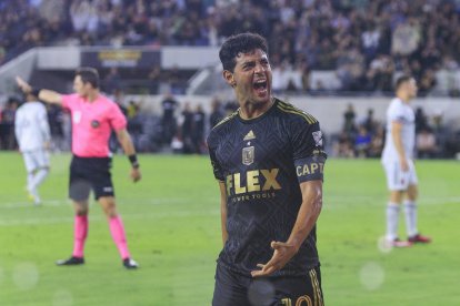 Carlos Vela, en un juego con el Los Angeles FC.