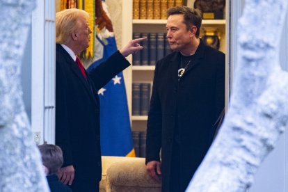 Trump y Musk en el Salón Oval/ Roberto Schmidt