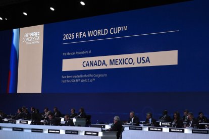 Asamblea de la FIFA. Elección de EEUU, Canadá y México como sedes del Mundial 2026