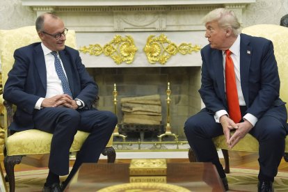 Merz y Trump, en la Casa Blanca