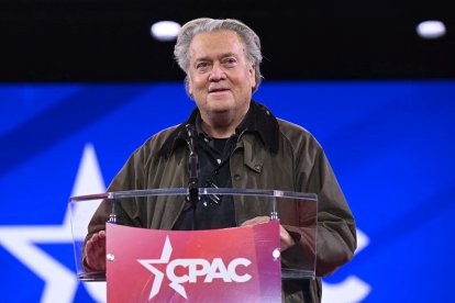 Bannon en CPAC/ Saul Loeb