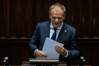 El Primer Ministro de Polonia Donald Tusk