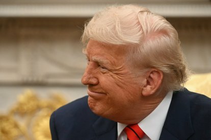 Trump en el Salón Oval/ Jim Watson