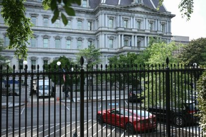 El Eisenhower Executive Office Building, sede de las oficinas del DOGE.