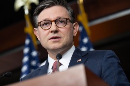El presidente de la Cámara de Representantes de Estados Unidos, Mike Johnson