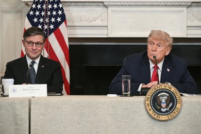 Trump y Johnson en la Casa Blanca/ Brendan Smialowski