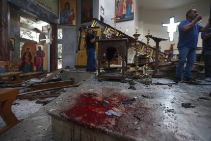 Ataque terrorista en la iglesia cristiana en Siria