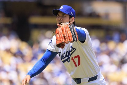 Shohei Ohtani, de los Dodgers de Los Angeles