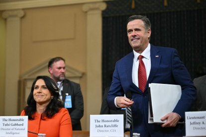 Tulsi Gabbard y John Ratcliffe en una imagen de archivo