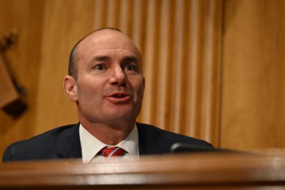 El senador Lee en Capitol Hill/ Andrew Caballero- Reynolds