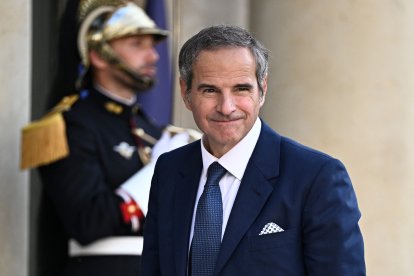 El Director General del Organismo Internacional de Energía Atómica (OIEA) Rafael Grossi