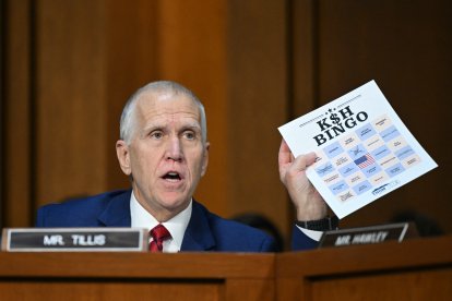 El senador Thom Tillis en una imagen de archivo