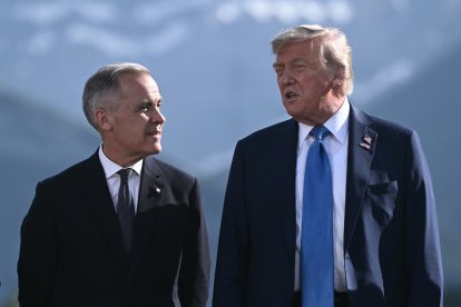 Trump y Carney en el G7/ Brendan Smialowski