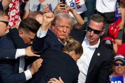 Trump en Butler, Pensilvania/ Rebecca Droke