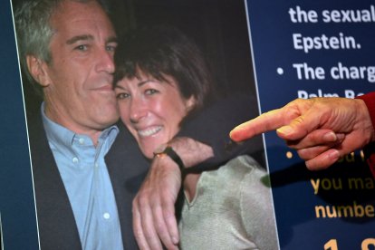 Foto de Ghislaine Maxwell con Jeffrey Epstein/ Johannes Eisele