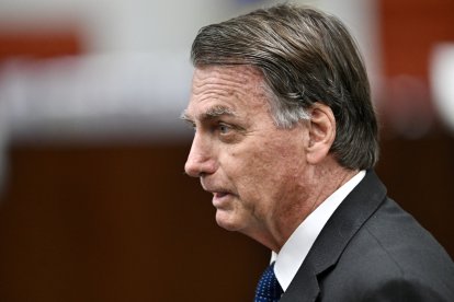Jair Bolsonaro, en la Corte Suprema de Brasil en junio