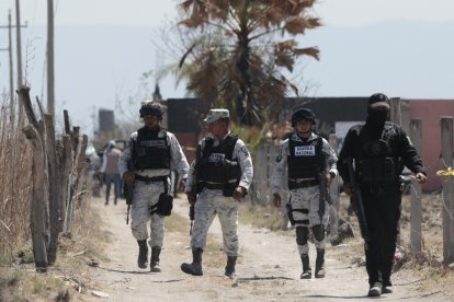 Agentes de la Guardia Nacional de México, en una operación