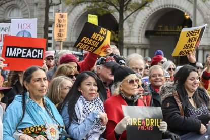 Protesta en NY por el cambio climático