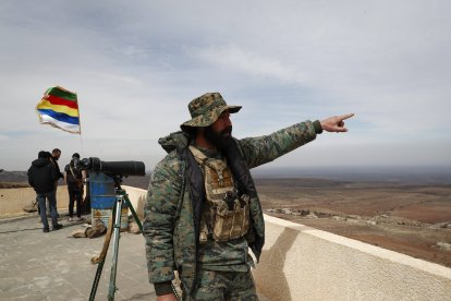 A druze fighter in Syria