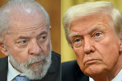 Los presidentes de EEUU y Brasil en un collage de imágenes