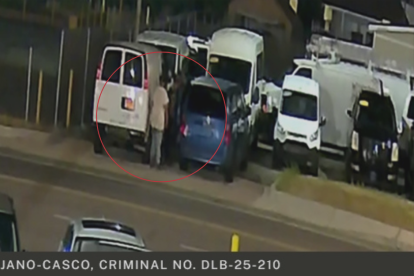 Cámara de seguridad del ataque