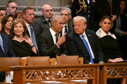 Los presidentes Barack Obama y Donald Trump en una imagen de archivo