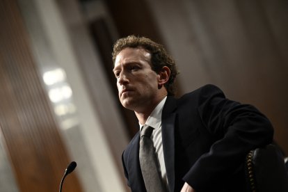 Zuckerberg en Capitol Hill/ Brendan Smialowski