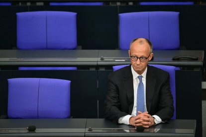 El canciller alemán, Friedrich Merz