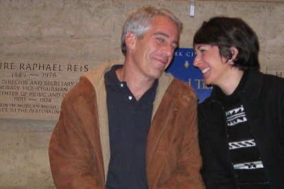 Ghislaine Maxwell with Jeffrey Epstein
