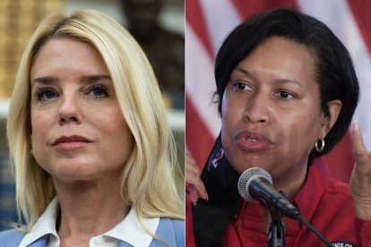 Pam Bondi y Muriel Bowser