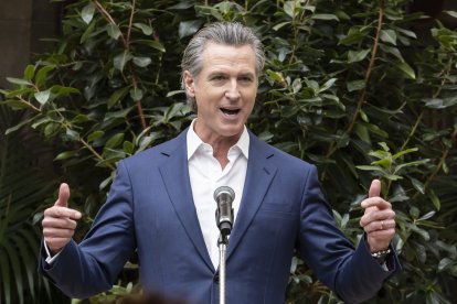 El gobernador de California, Gavin Newsom, en una imagen de archivo