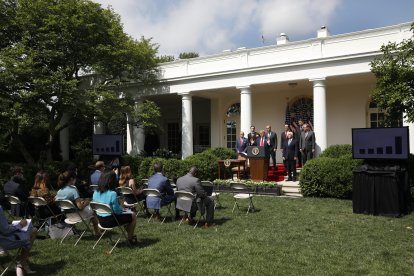 Una conferencia de prensa en la Casa Blanca (Archivo)
