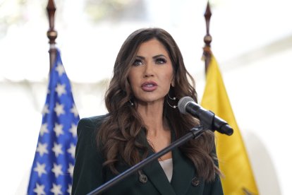 Noem en Quito, Ecuador/ Alex Brandon