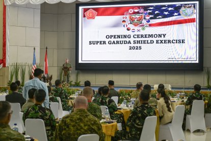 Ceremonia inaugural del Super Garuda Shield 2025